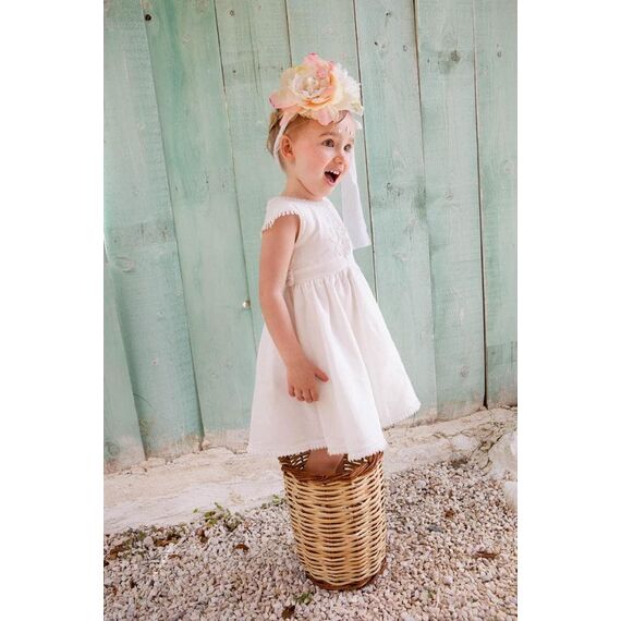 Bambolino:Morgan Βαπτιστικό ρούχο για κορίτσι 1325 - Ρούχα Βάπτισης για Κορίτσι στο Oneirokosmos