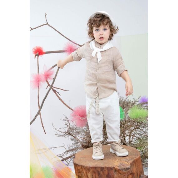 Bambolino:Morty Βαπτιστικό ρούχο για αγόρι 1456 - Ρούχα Βάπτισης για Αγόρι στο Oneirokosmos