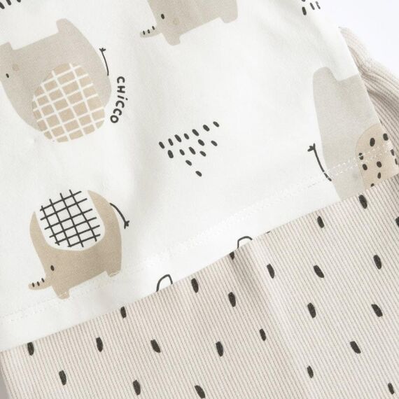 Chicco Σετ Κοντομάνικο Μπλουζάκι με Σορτς Μπεζ 75860-061 - Προσφορές στο Oneirokosmos