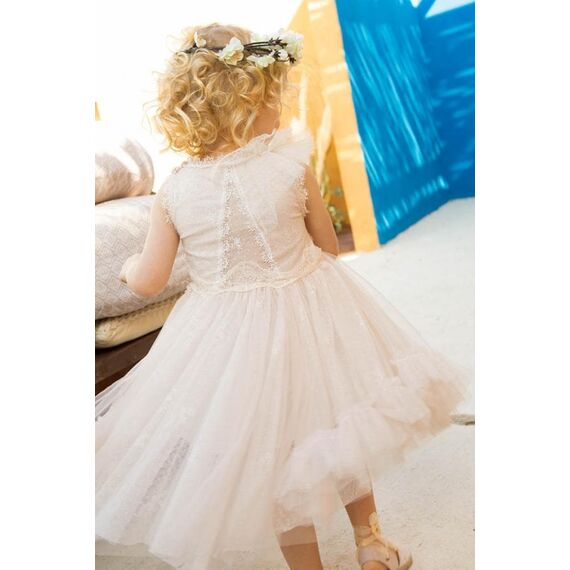 Bambolino:Artemis Βαπτιστικό ρούχο για κορίτσι 1355 - Ρούχα Βάπτισης για Κορίτσι στο Oneirokosmos