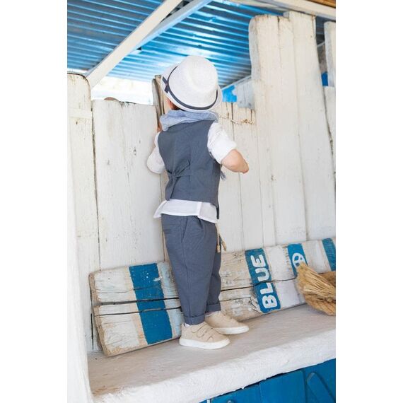 Bambolino:Kiriakos Βαπτιστικό ρούχο για αγόρι 1424 - Ρούχα Βάπτισης για Αγόρι στο Oneirokosmos