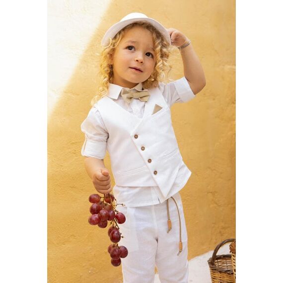 Bambolino:Filippos Βαπτιστικό ρούχο για αγόρι 1427 - Ρούχα Βάπτισης για Αγόρι στο Oneirokosmos