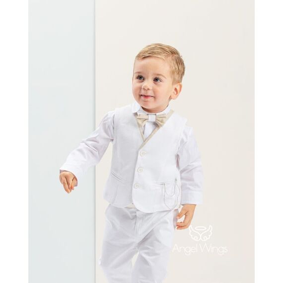 Angel Wings Βαπτιστικά Ρούχα για Αγόρι Leonard Σχέδιο 168 - Ρούχα Βάπτισης για Αγόρι στο Oneirokosmos