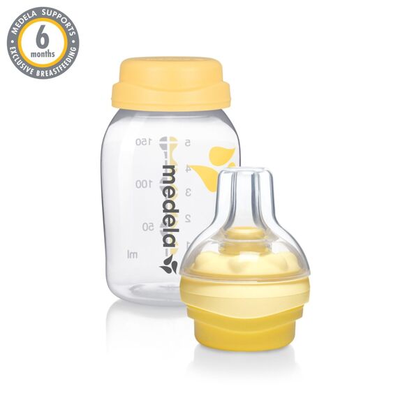 Medela Θηλή Calma με Φιάλη Συλλογής & Αποθήκευσης Μητρικού Γάλακτος 150ml - Συλλογή γάλακτος και αξεσουάρ θηλασμού στο Oneirokosmos