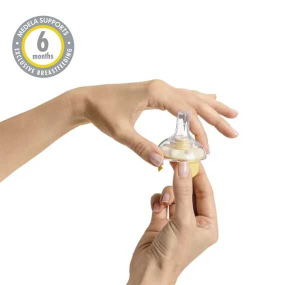 Medela Θηλή Calma με Φιάλη Συλλογής & Αποθήκευσης Μητρικού Γάλακτος 150ml - Συλλογή γάλακτος και αξεσουάρ θηλασμού στο Oneirokosmos