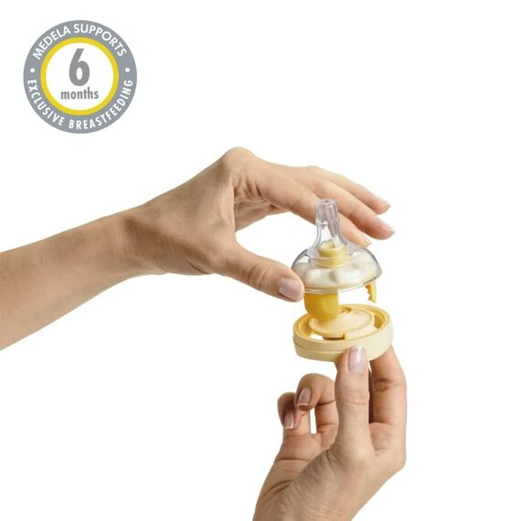 Medela Θηλή Calma με Φιάλη Συλλογής & Αποθήκευσης Μητρικού Γάλακτος 150ml - Συλλογή γάλακτος και αξεσουάρ θηλασμού στο Oneirokosmos