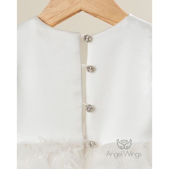 Angel Wings Βαπτιστικά Ρούχα για Κορίτσι Valentina Σχέδιο 277 - Ρούχα Βάπτισης για Κορίτσι στο Oneirokosmos