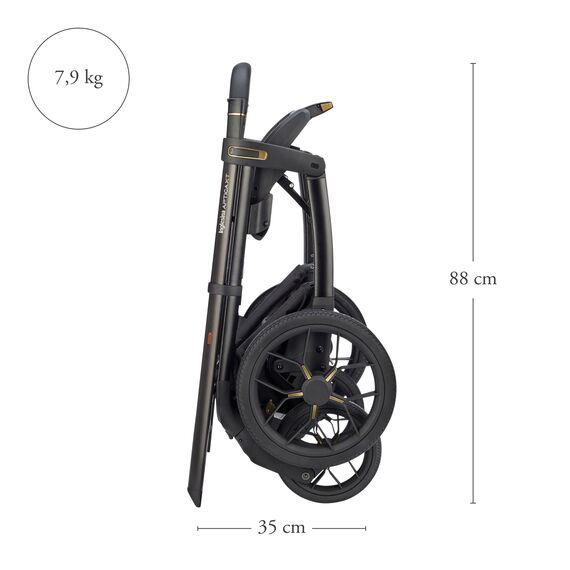 Inglesina Σύστημα Μεταφοράς Quattro Aptica XT 2025 Magnet Grey με Σκελετό Black και κάθισμα αυτοκινήτου Darwin KA71S0MGG - Πολυκαρότσια, Συστήματα Μεταφοράς στο Oneirokosmos