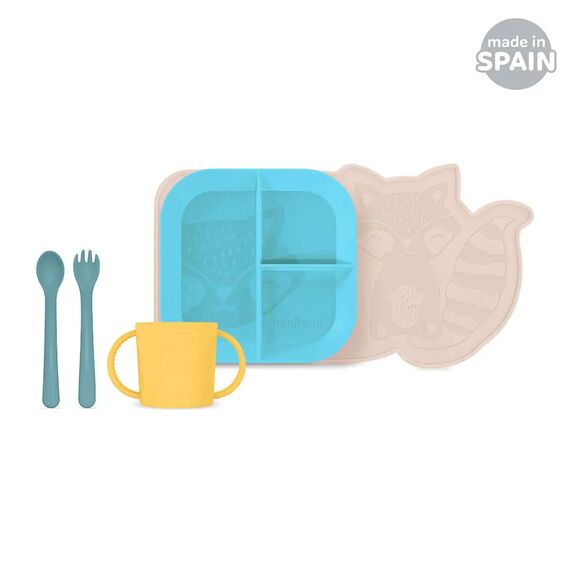 Miniland BLW Σετ Φαγητού Sunshine - Σετ Φαγητού, Μπολάκια, Πιατάκια Φαγητού στο Oneirokosmos