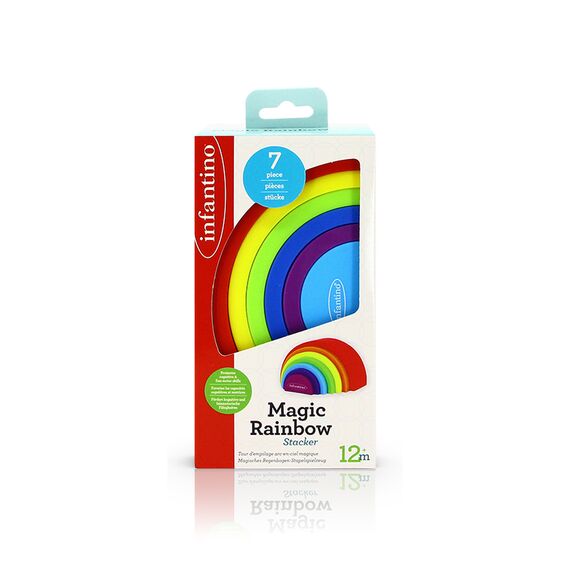 Infantino Παιχνίδι Στοίβαξης Magic Rainbow Stacker B-315280-01 - Βρεφικά Παιχνίδια στο Oneirokosmos