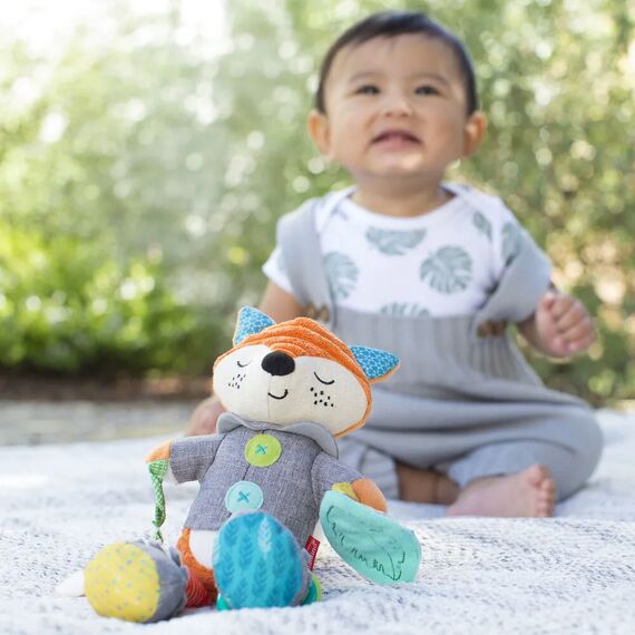 Infantino Κρεμαστό Παιχνίδι Go Gaga Playtime Pal - Fox B-316311-03 - Βρεφικά Παιχνίδια στο Oneirokosmos
