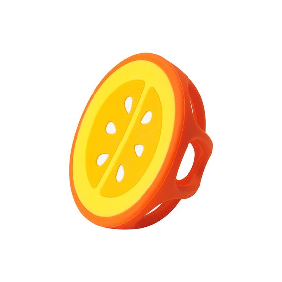 Infantino Μασητικό Οδοντοφυΐας από Σιλικόνη Πορτοκάλι B-315305-01 - Μασητικά - Κρίκοι Οδοντοφυΐας στο Oneirokosmos