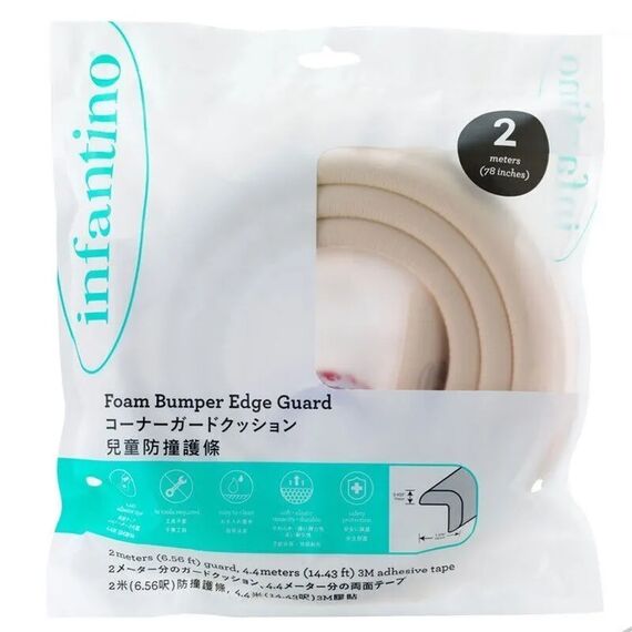 Infantino Προστατευτική Επιφάνεια Foam Bumper Edge Guard B-309120-00 - Ασφάλεια στο Oneirokosmos