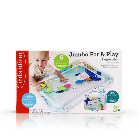 Infantino Παιχνίδι Jumbo Pat & Play Water Mat, Ocean B-305237-02 - Βρεφικά Παιχνίδια στο Oneirokosmos