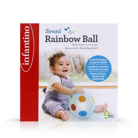 Infantino Παιχνίδι Senso Rainbow Ball  B-930-005217-11 - Βρεφικά Παιχνίδια στο Oneirokosmos