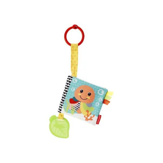 Infantino Κρεμαστό Μαλακό Βιβλίο Link & Squeak Animal Crinkle Book B-315201-00 - Βρεφικά Παιχνίδια στο Oneirokosmos