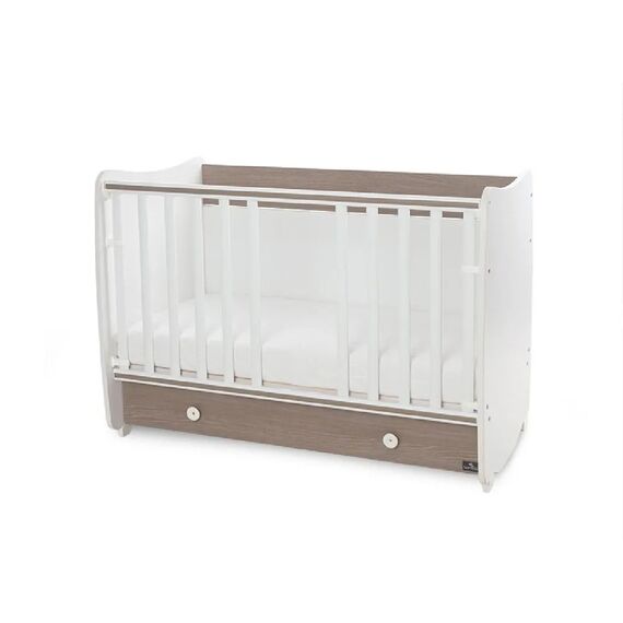 Lorelli Μετατρεπόμενο Κρεβάτι Dream White & Coffee 60x120  10150420042A - Βρεφικά Κρεβατάκια Κούνιες Μωρού στο Oneirokosmos