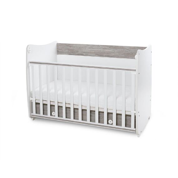 Lorelli Μετατρεπόμενο Κρεβάτι Dream White & Artwood 60x120  10150420043A - Βρεφικά Κρεβατάκια Κούνιες Μωρού στο Oneirokosmos