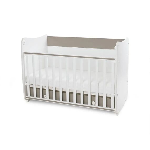 Lorelli Μετατρεπόμενο Κρεβάτι Dream White & String 60x120 10150420046A - Βρεφικά Κρεβατάκια Κούνιες Μωρού στο Oneirokosmos