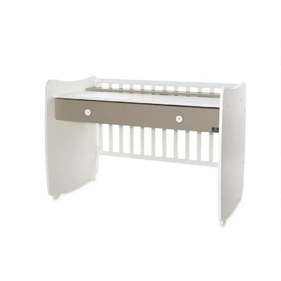 Lorelli Μετατρεπόμενο Κρεβάτι Dream White & String 60x120 10150420046A - Βρεφικά Κρεβατάκια Κούνιες Μωρού στο Oneirokosmos