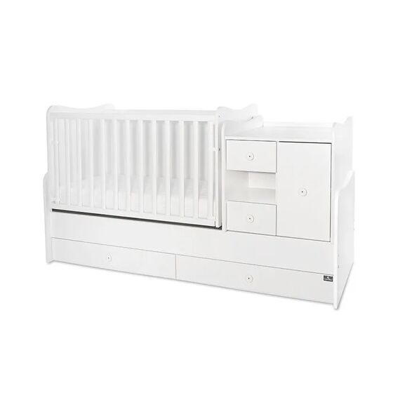 Πολυμορφικό Κρεβάτι Lorelli MiniMax  White 10150500024A - Βρεφικά Πολυμορφικά Κρεβατάκια στο Oneirokosmos