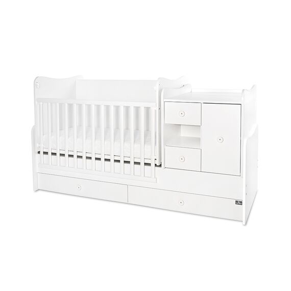 Πολυμορφικό Κρεβάτι Lorelli MiniMax  White 10150500024A - Βρεφικά Πολυμορφικά Κρεβατάκια στο Oneirokosmos