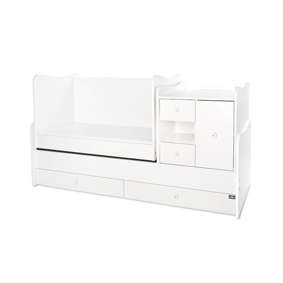 Πολυμορφικό Κρεβάτι Lorelli MiniMax  White 10150500024A - Βρεφικά Πολυμορφικά Κρεβατάκια στο Oneirokosmos