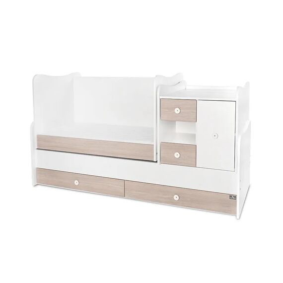 Πολυμορφικό Κρεβάτι Lorelli MiniMax White & Amber 10150500044A - Βρεφικά Πολυμορφικά Κρεβατάκια στο Oneirokosmos