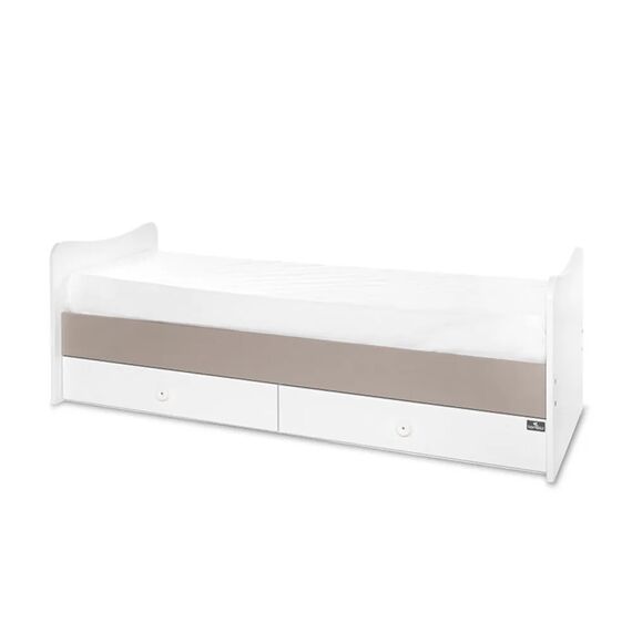 Lorelli Πολυμορφικό Κρεβάτι Maxi Plus White & String 10150580046P - Βρεφικά Πολυμορφικά Κρεβατάκια στο Oneirokosmos