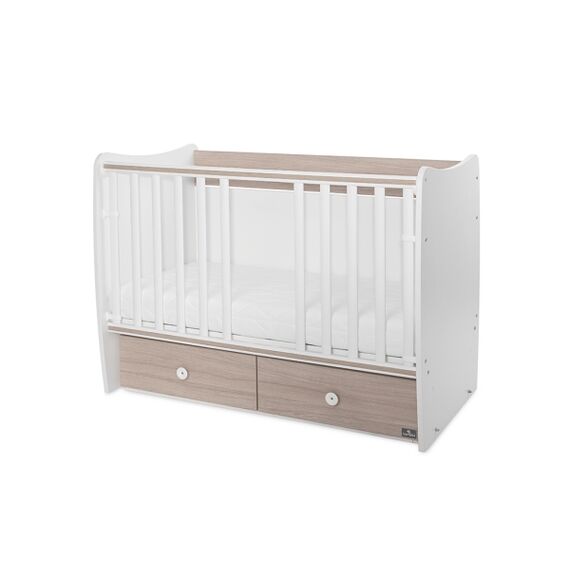 Lorelli Κρεβάτι Matrix 60x120  White &  Amber 10150600044P - Βρεφικά Κρεβατάκια Κούνιες Μωρού στο Oneirokosmos