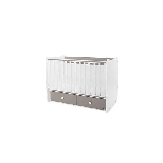 Lorelli Κρεβάτι Matrix  60x120 White & String 10150600046P - Βρεφικά Κρεβατάκια Κούνιες Μωρού στο Oneirokosmos