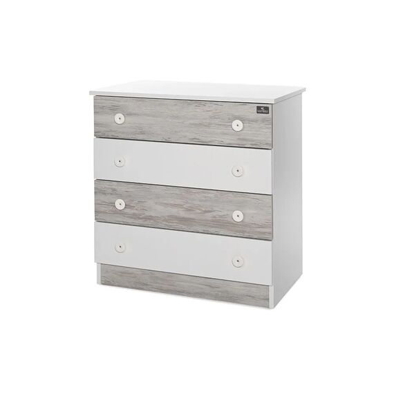 Lorelli Συρταριέρα Dresser 81x50x86cm White & Artwood 10170070043A - Σιφονιέρες - Αλλαξιέρες στο Oneirokosmos