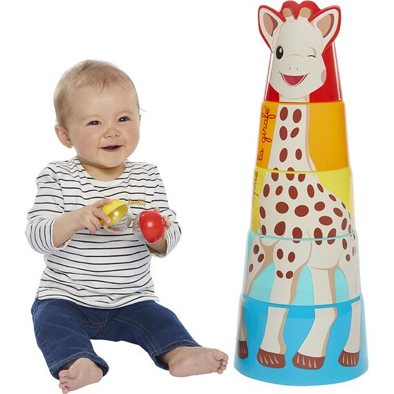 Sophie la giraffe  Γιγαντιαίος Πύργος S230798 - Βρεφικά Παιχνίδια στο Oneirokosmos