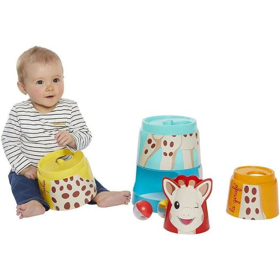 Sophie la giraffe  Γιγαντιαίος Πύργος S230798 - Βρεφικά Παιχνίδια στο Oneirokosmos