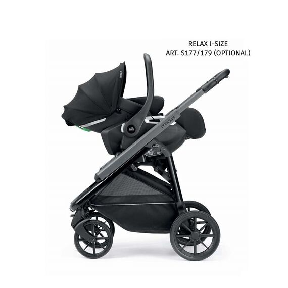 Cam Modus Πολυκαρότσι Light antracite 2 σε 1 με Πορτ-μπεμπέ και Καρότσι + Επιλογή Καθίσματος Αυτοκινήτου (Area Zero ή Relax i-Size) - Πολυκαρότσια, Συστήματα Μεταφοράς στο Oneirokosmos