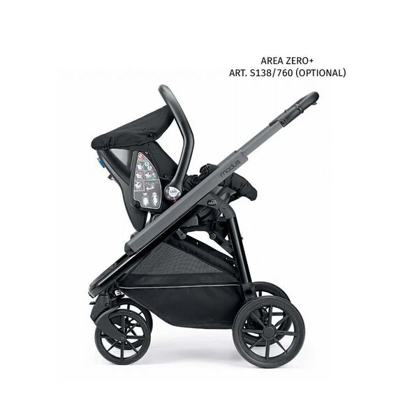 Cam Modus Πολυκαρότσι Light antracite 2 σε 1 με Πορτ-μπεμπέ και Καρότσι + Επιλογή Καθίσματος Αυτοκινήτου (Area Zero ή Relax i-Size) - Πολυκαρότσια, Συστήματα Μεταφοράς στο Oneirokosmos