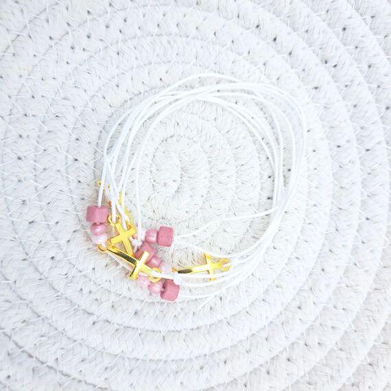 Kymi Μαρτυρικό Βάπτισης Βραχιολάκι 50τεμ. G363 - Για Κορίτσι στο Oneirokosmos