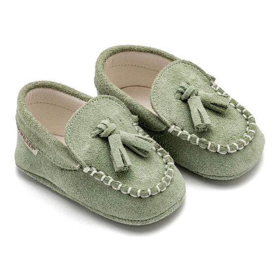 Babywalker Καστόρινο Loafer  MI1130 Μέντα - Βαπτιστικό Παπούτσι για Αγόρι στο Oneirokosmos