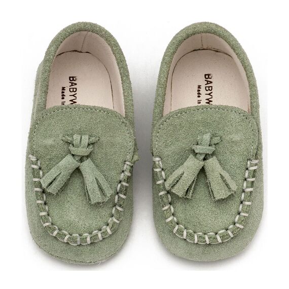 Babywalker Καστόρινο Loafer  MI1130 Μέντα - Βαπτιστικό Παπούτσι για Αγόρι στο Oneirokosmos