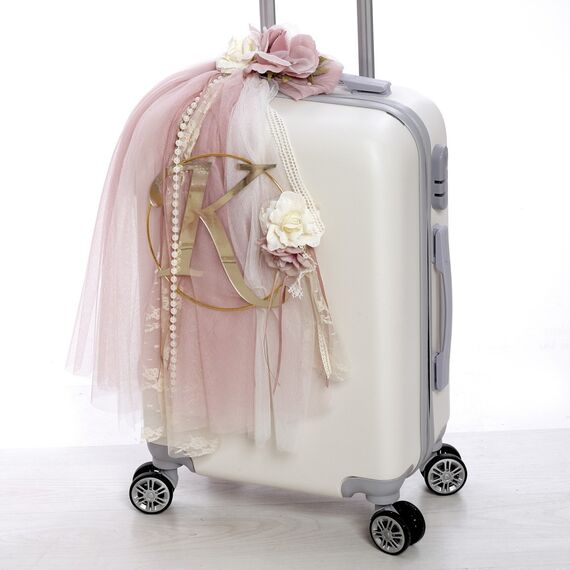 Bellissimo Σετ Βάπτισης με Θέμα Χρυσό Μονόγραμμα ΣΚΒ-2432 - Για Κορίτσι στο Oneirokosmos