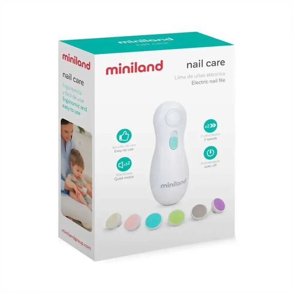 Miniland Baby Nail Trimmer Ηλεκτρική Παιδική  Λίμα ML89608 - Αξεσουάρ Μπάνιου στο Oneirokosmos
