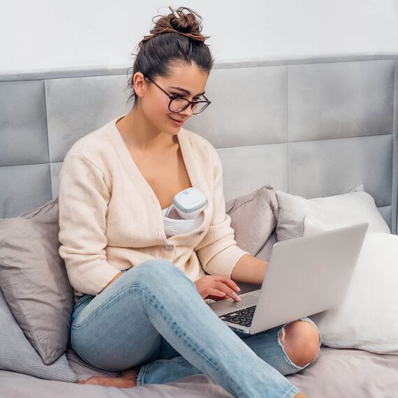 BabyOno: Ηλεκτρικό φορητό θήλαστρο / Ηλεκτρική αντλία μητρικού θηλασμού Shelly Hands Free BN1000 - Θήλαστρα στο Oneirokosmos