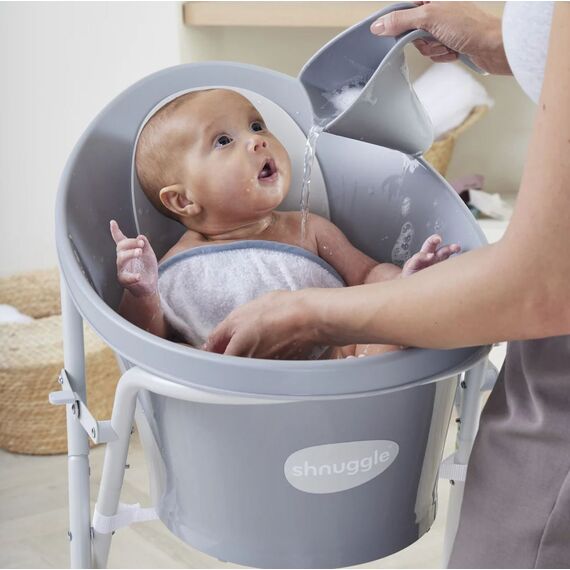 Shnuggle Κύπελο Λουσίματος Pebble Grey SHN-WASH-JPBL - Αξεσουάρ Μπάνιου στο Oneirokosmos