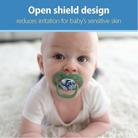 Dr.Brown's Advantage Night Σιλικόνης Πιπίλα 6-18m Blue 2τμχ PA22004 - Πιπίλες στο Oneirokosmos