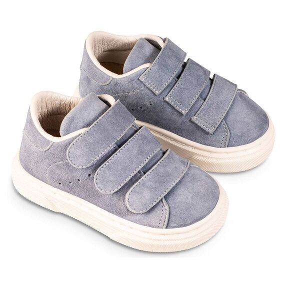 Babywalker Mονόχρωμο Σνίκερ  BW4254 Σιέλ - Βαπτιστικό Παπούτσι για Αγόρι στο Oneirokosmos