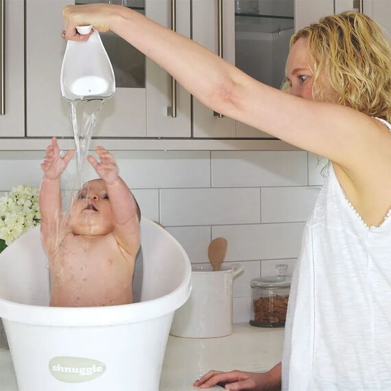 Shnuggle Κύπελο Λουσίματος Λευκό Γκρι SHN-WASH-JWGY - Αξεσουάρ Μπάνιου στο Oneirokosmos