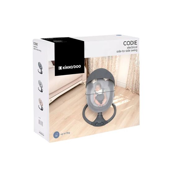 Kikka Boo Ηλεκτρική Κούνια-Ρηλάξ Side to Side Codie Beige 2025 31005010094 - Κούνιες / Ρηλάξ στο Oneirokosmos