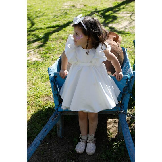 Bambolino: Matoula Βαπτιστικό ρούχο για κορίτσι 1601 - Ρούχα Βάπτισης για Κορίτσι στο Oneirokosmos