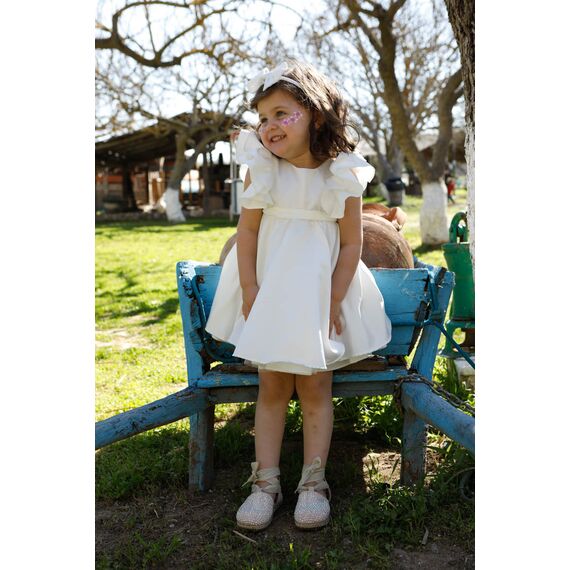 Bambolino: Matoula Βαπτιστικό ρούχο για κορίτσι 1601 - Ρούχα Βάπτισης για Κορίτσι στο Oneirokosmos