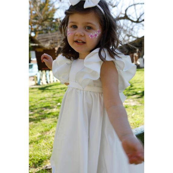 Bambolino: Matoula Βαπτιστικό ρούχο για κορίτσι 1601 - Ρούχα Βάπτισης για Κορίτσι στο Oneirokosmos